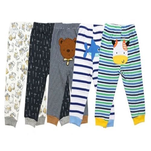 5 Pack Of Baby Boy Pants - Multicolor.