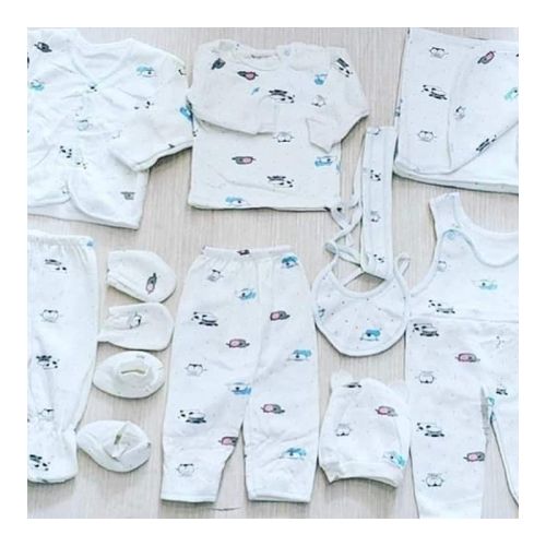 11 PCs In 1 Carton Baby Wear - Multi coloured