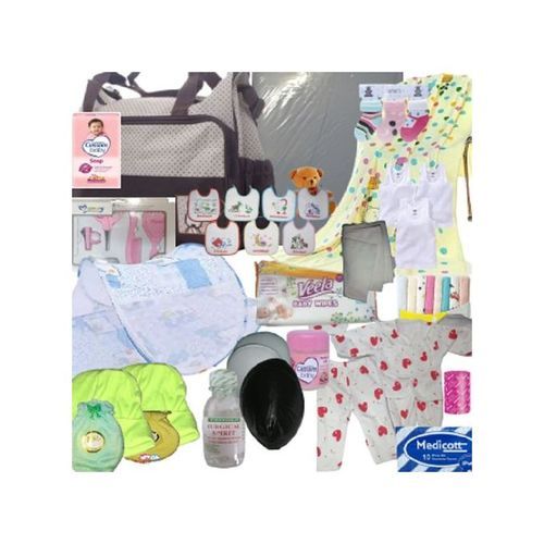 Newborn Baby Receiving Full Pack Clothes (20 Items) - Multicolor