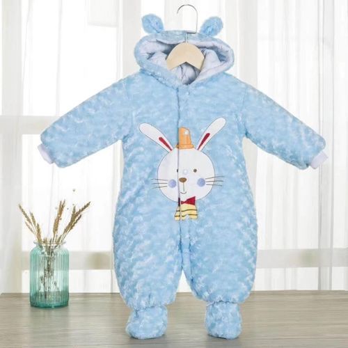 Baby Warm Overalls - Blue