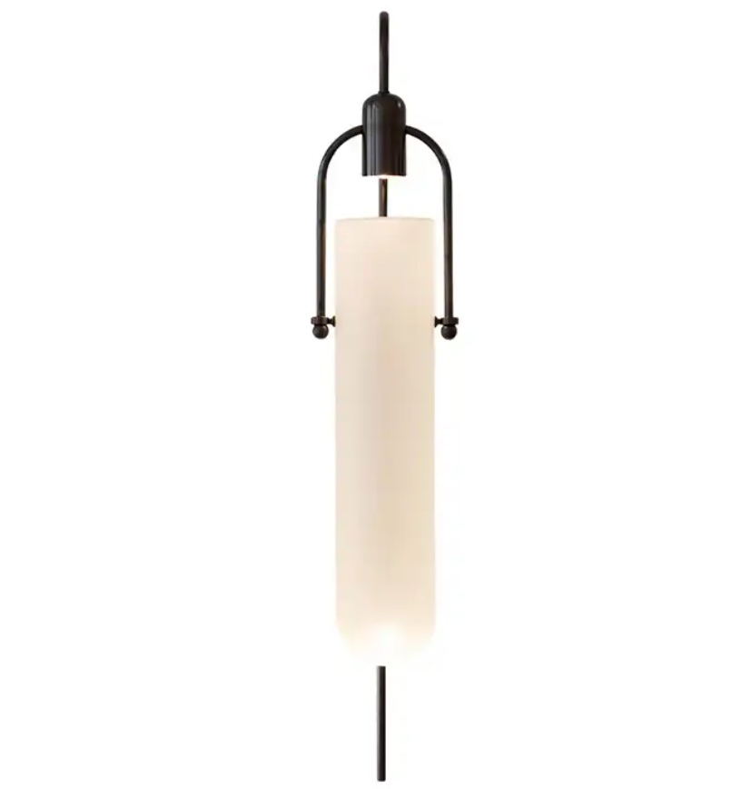 Post-Modern Minimalist Scandinavian Creative Frosted Simple Design Glass Wall Lamp For Living Room Bedroom